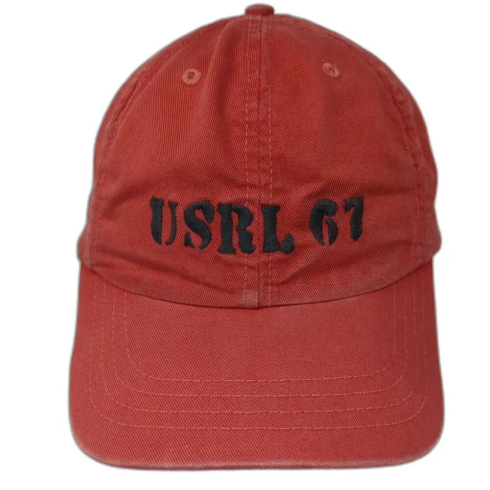 Polo Sport Ralph Lauren Baseball Cap Red One Size USRL 67 Cotton Adjustable Hat
